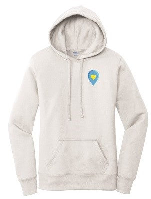 Women's Logo Hoodie in White