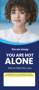 You Are Not Alone (English) - General Pregnancy-Help Brochure (Set of 50)