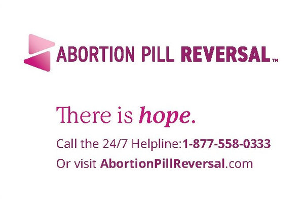 Abortion Pill Reversal Business Cards - English & Spanish (Set of 50)